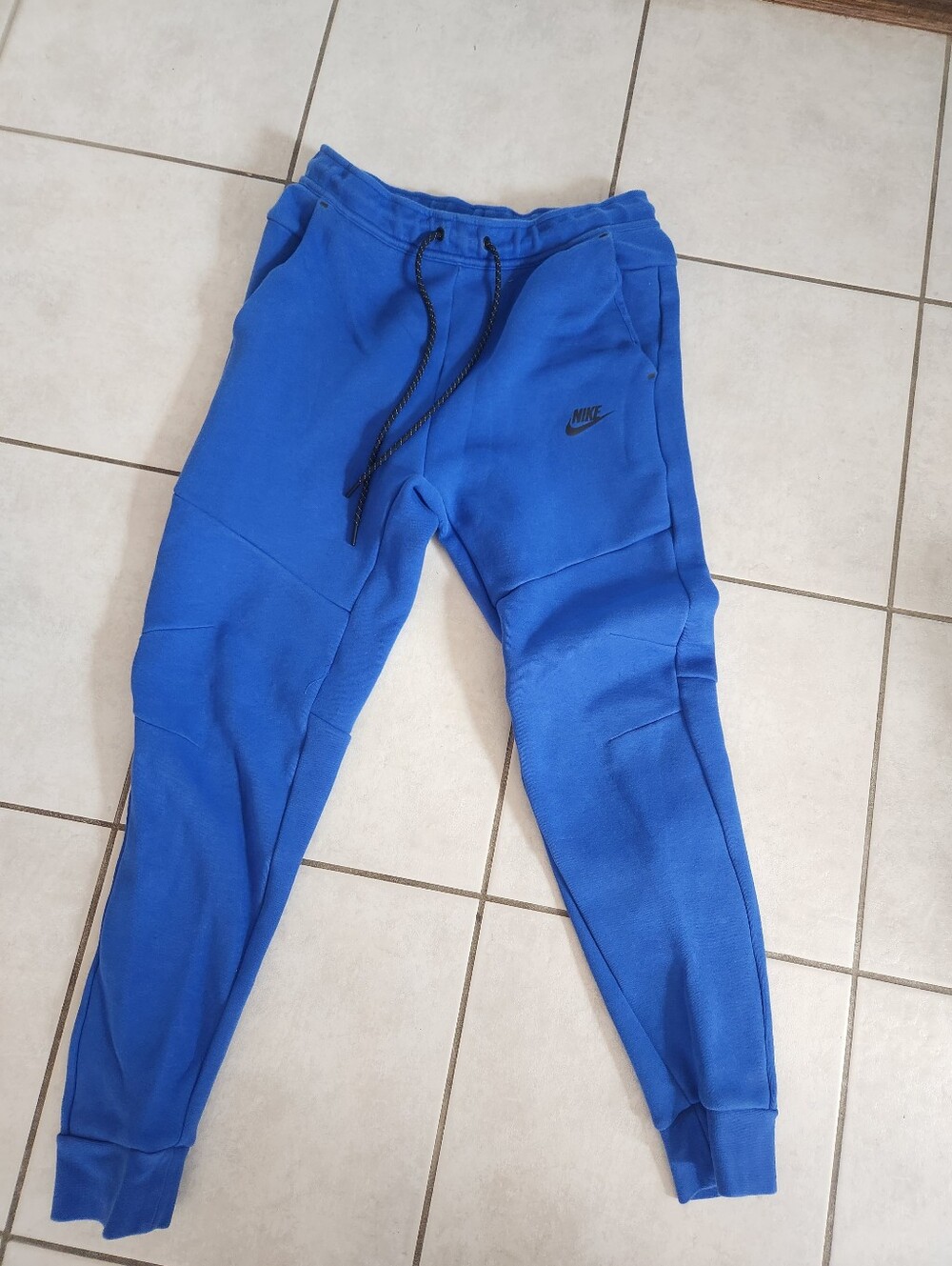 Nike Royal Blue Adult Jogger Sweatpants with Black Drawcord